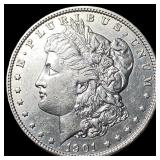 1901 Morgan Silver Dollar CLOSELY UNCIRCULATED