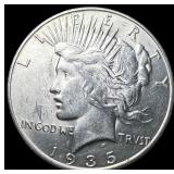 1935-S Silver Peace Dollar UNCIRCULATED