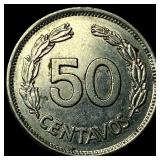 1963 Ecuador 50 Centavos