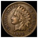 1908-S Indian Head Cent LIGHTLY CIRCULATED