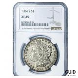 1884-S Morgan Silver Dollar NGC XF45