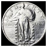 1930 Silver Standing Liberty Quarter CLOSELY  UNC