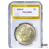 1904-O Morgan Silver Dollar PGA MS66