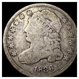 1836 Capped Bust Dime NICELY CIRCULATED