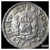 1739 MF Mexico Philip V Silver 1/2 Real