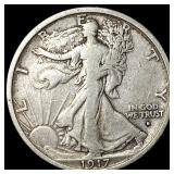 1917-D Silver Walking Liberty Half Dollar LIGHTLY
