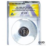 Roman Diocletian, AD 284-305 BI Tetradrachm ANACS