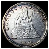 1876 Seated Liberty Quarter CLOSELY  UNCIRCULATED