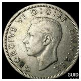 1948 Great Britain Silver Half Crown
