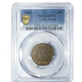 1864 2C Shield PCGS XF45 Large Motto