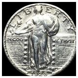 1926 Standing Liberty Silver Quarter CHOICE AU