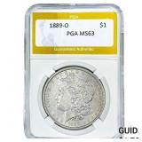 1889-O Morgan Silver Dollar PGA MS63
