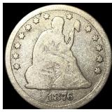 1876 Seated Liberty Half Dollar LIGHTLY CIRCULATED