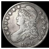 1826 Capped Bust Half Dollar LIGHTLY CIRCULATED