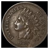 1880 Indian Head Cent CHOICE AU