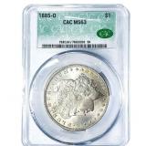 1885-O Morgan Silver Dollar CAC MS63