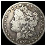 1901-S Silver Morgan Dollar CLOSELY UNCIRCULATED