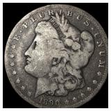 1890-CC Silver Morgan Dollar LIGHTLY CIRCULATED