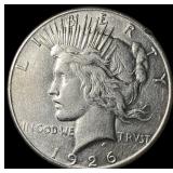 1926-S Silver Peace Dollar CLOSELY UNCIRCULATED