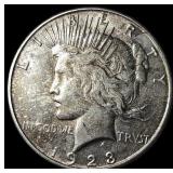 1923-S Silver Peace Dollar CLOSELY UNCIRCULATED