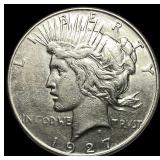 1927-S Silver Peace Dollar CLOSELY UNCIRCULATED