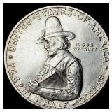 1920 Silver Pilgrim Half Dollar CHOICE AU