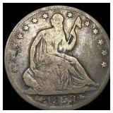 1853 Arrows Seated Liberty Half Dollar NICELY CIRC