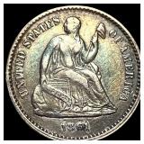 1861 Silver Half Dime CLOSELY UNCIRCULATED