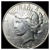 1928-S Silver Peace Dollar CHOICE AU