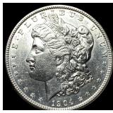 1904-O Silver Morgan Dollar ABOUT UNCIRCULATED