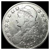 1831 Capped Bust Silver Half Dollar NEARLY UNCIRCU