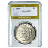 1896 Morgan Silver Dollar PGA MS63