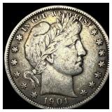 1901 Silver Half Dollar (Barber) UNCIRCULATED