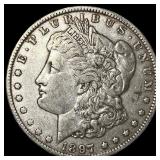 1897-O Silver Morgan Dollar NEARLY UNCIRCULATED