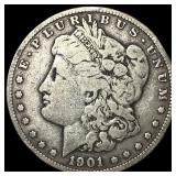 1901-S Silver Morgan Dollar CLOSELY UNCIRCULATED