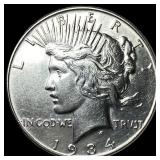 1934 Silver Peace Dollar UNCIRCULATED