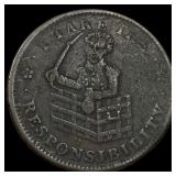 British Conder Token 1790 NEARLY UNCIRCULATED