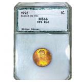 1995 Wheat Cent PCI MS66