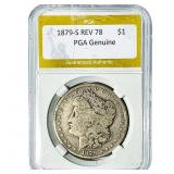 1879-S Rev 78 Morgan Silver Dollar PGA Genuine