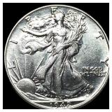1942-S Silver Walking Liberty Half Dollar CHOICE B