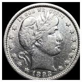 1893 Silver Barber Quarter CHOICE AU