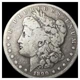 1890 Silver Morgan Dollar NEARLY UNCIRCULATED