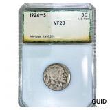1924-S Buffalo Nickel PCI VF20