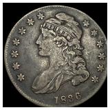 1836 Capped Bust Half Dollar NEARLY UNCIRCULATED