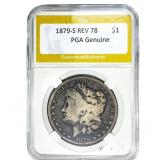 1879-S Morgan Silver Dollar PGA G Rev 78