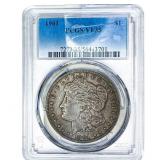 1901 Morgan Silver Dollar PCGS VF35