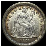 1841-O Silver Seated Liberty Dime CLOSELY UNCIRCUL