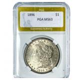 1896 Morgan Silver Dollar PGA MS63