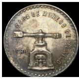 1980 Mexico Silver 1 Onza .925 Silver Coin UNCIRCU