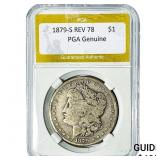 1879-S Rev 78 Morgan Silver Dollar PGA Genuine